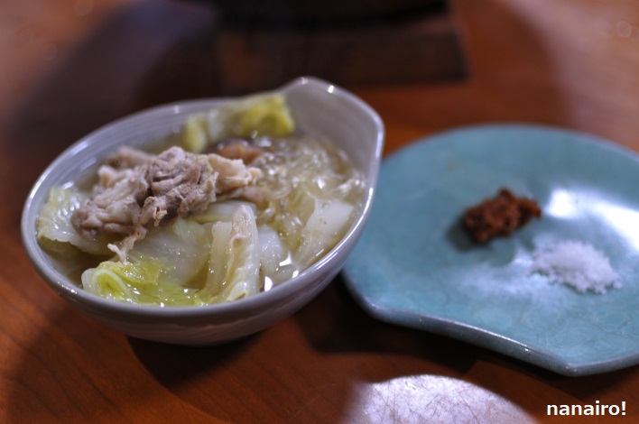 鍋料理と発酵柚子胡椒