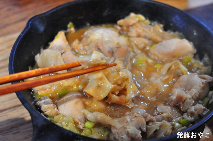 油淋鶏と切り干し大根