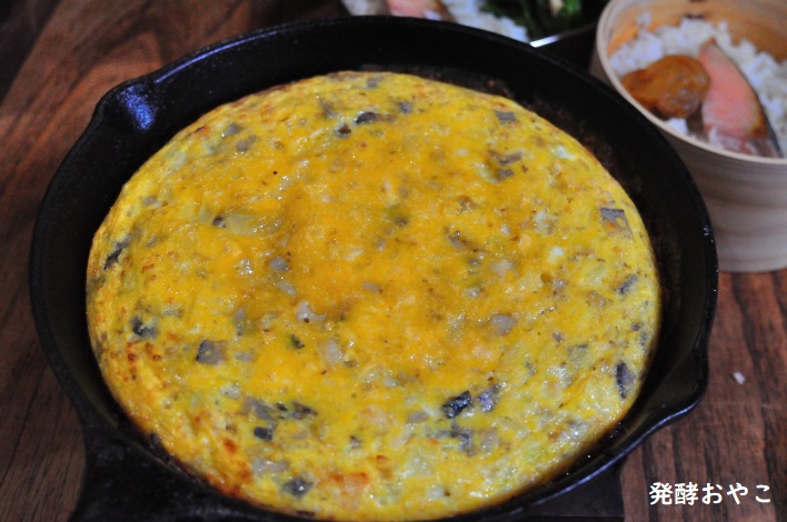 鶏そぼろ入り玉子焼き