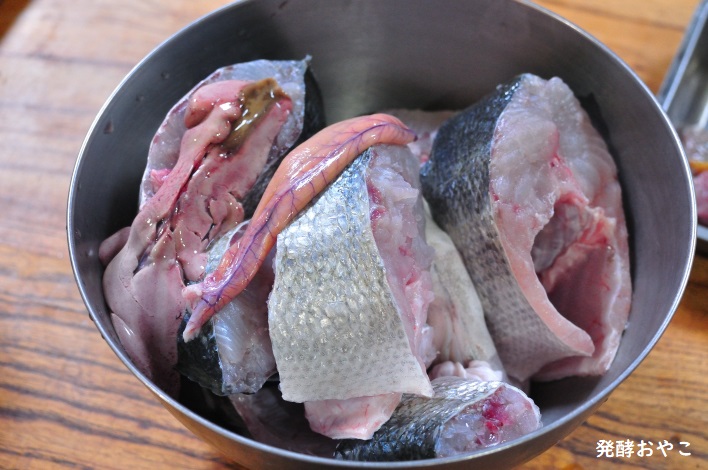 解体したスズキ