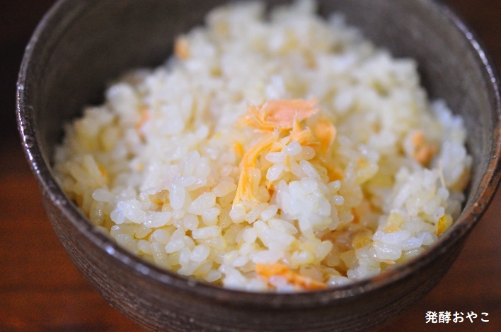 鮭の炊き込みご飯
